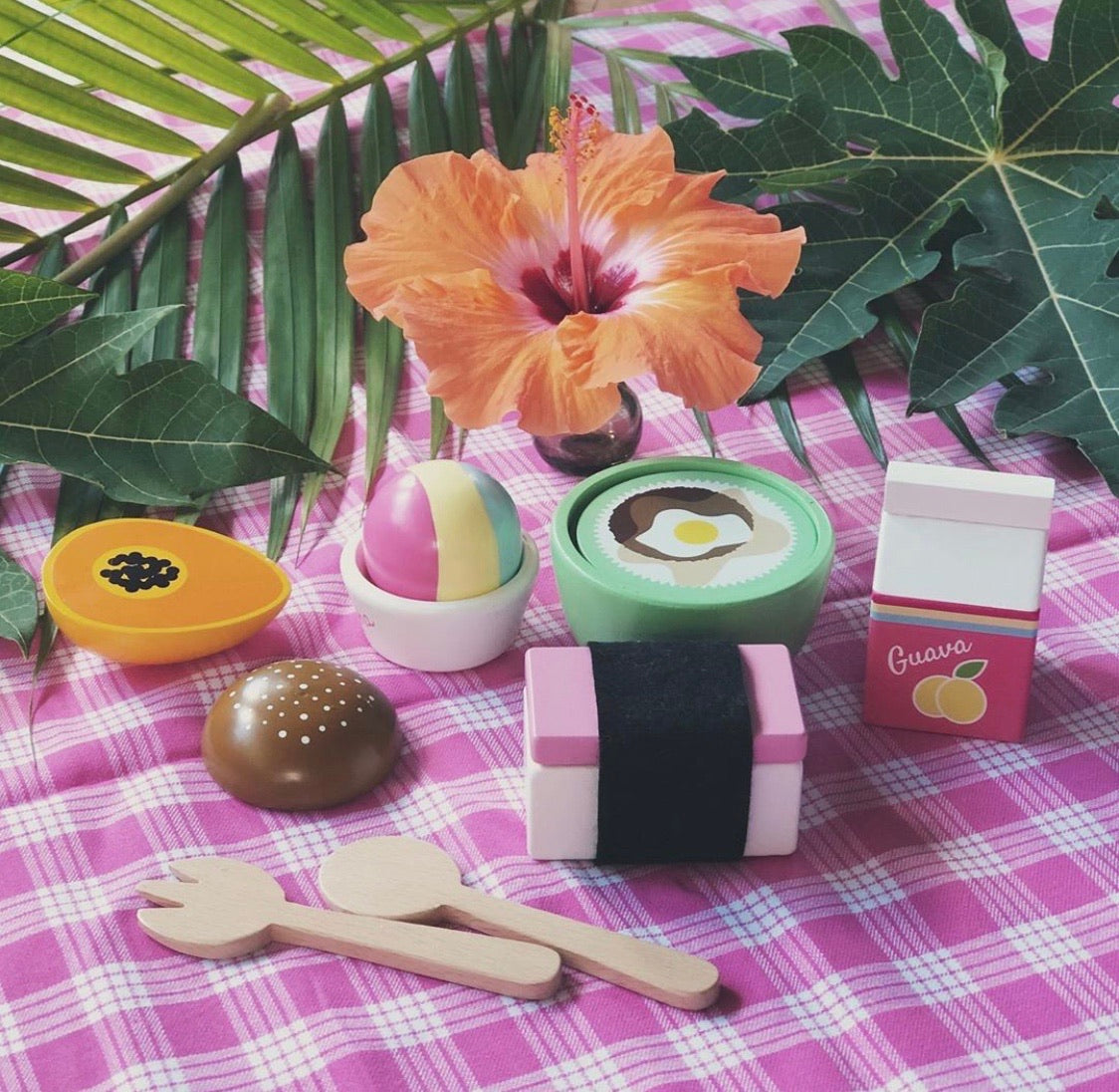 Keiki Kaukau Play Food Set Hopscotch