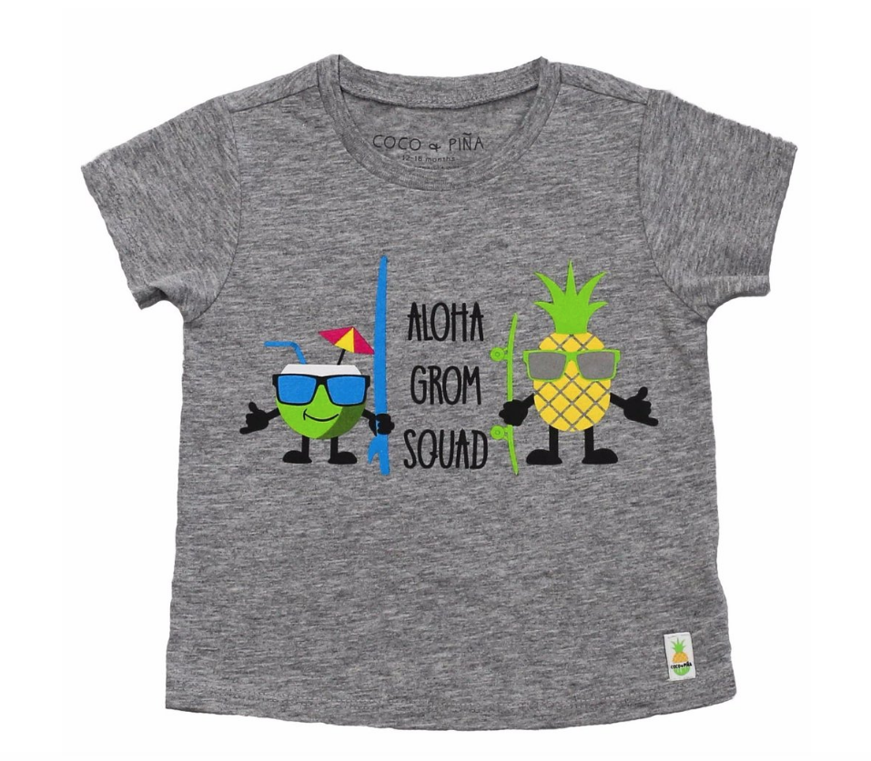 Coco Pina Aloha Grom Squad Onesie Tee Hopscotch